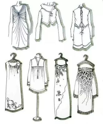 零基础快速掌握款式图画法 服装设计的入门钥匙